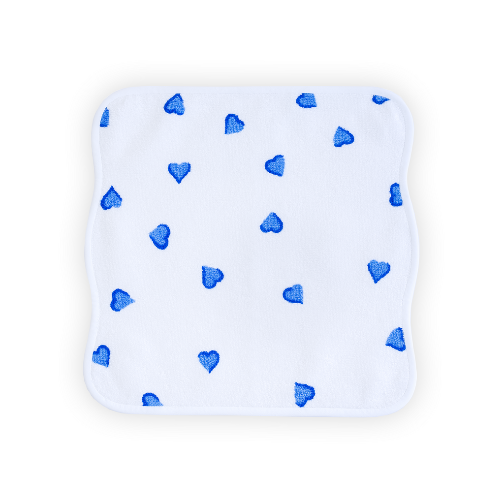 Coeurs Blue Towels