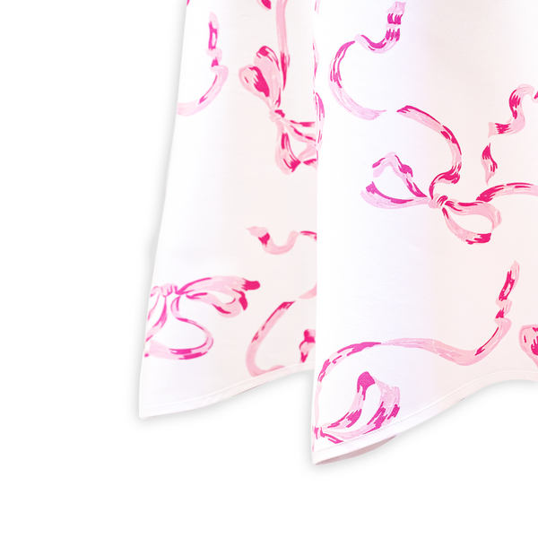 Rubans Pink Printed Tablecloth