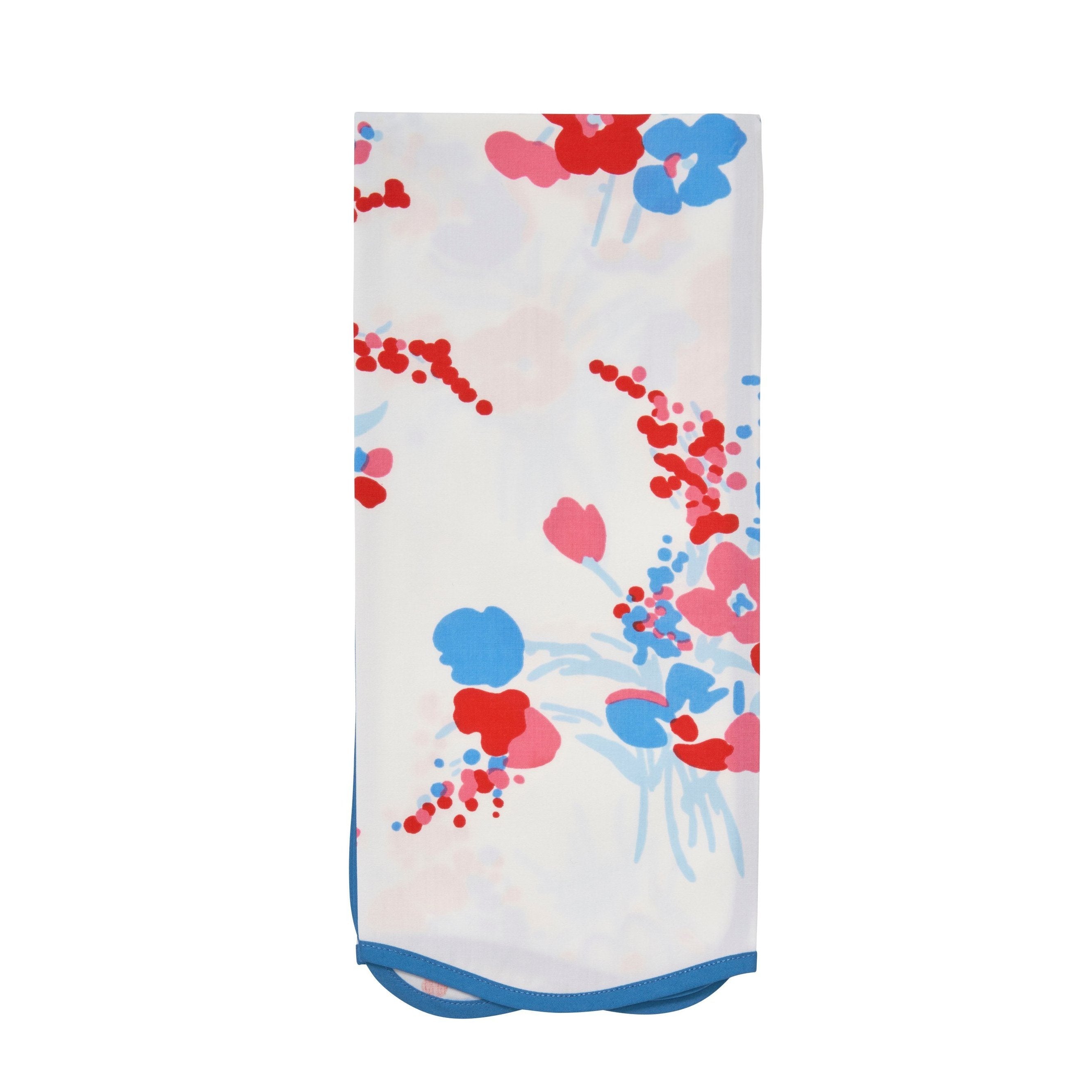 Demoiselles Red/Blue Printed Guest Towels