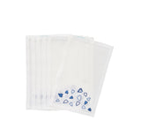 Coeurs Blue Emb. Cocktail Napkin Sets