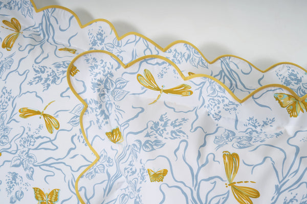 Libellules Blue/Yellow Bed Linens