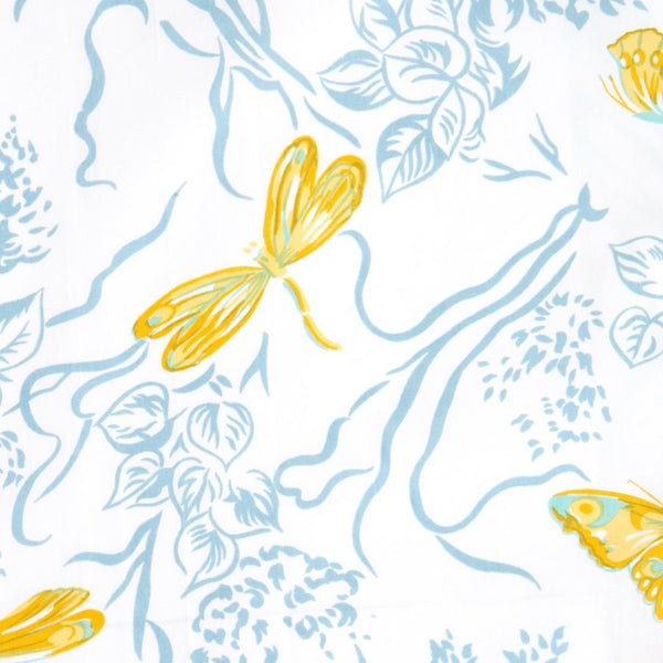 Libellules Blue/Yellow Bed Linens