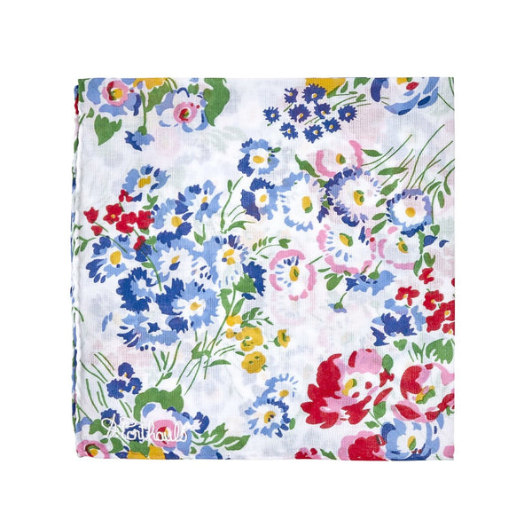 Printed New York Mille Fleurs Multi Handkerchief