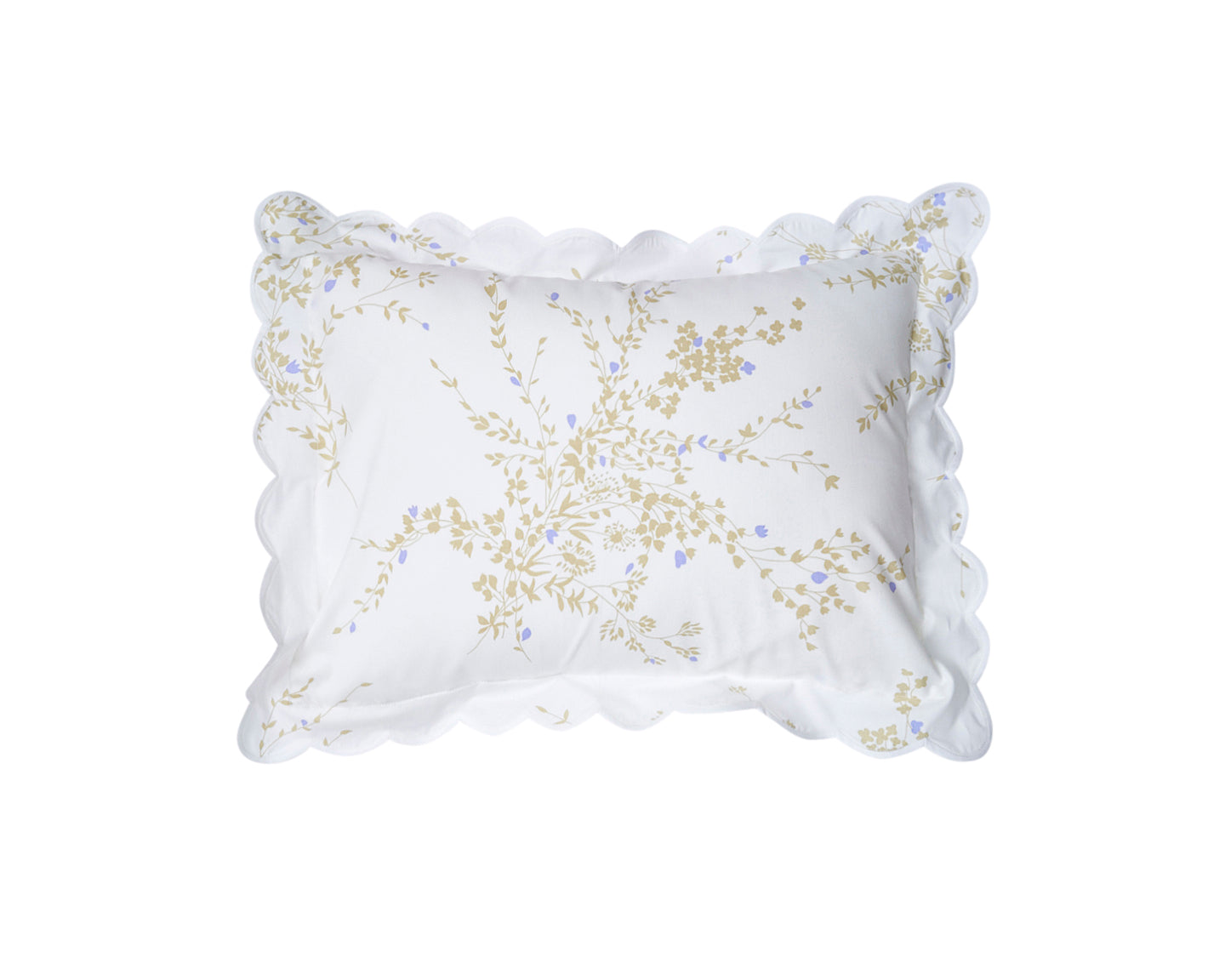 Jeté de Fleurs Taupe/Violet Bed Linens