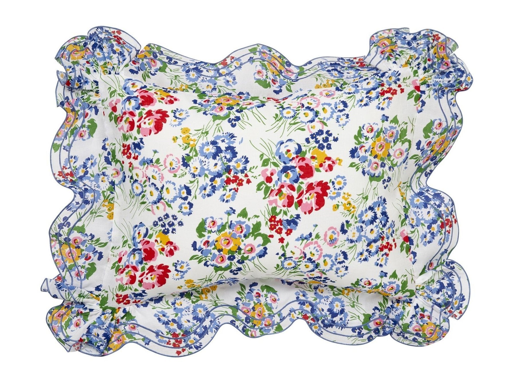 New York Mille Fleurs Multi Ruffle Boudoir Shams
