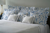 Etcetera Navy Emb. Bed Linens