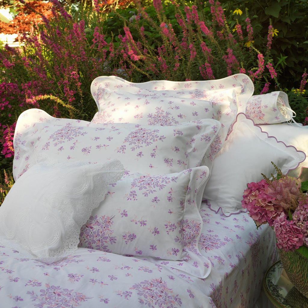 Violettes Lilac Bed Linens