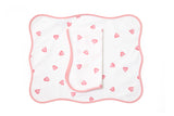 Coeurs pink Placemat/Napkin Set