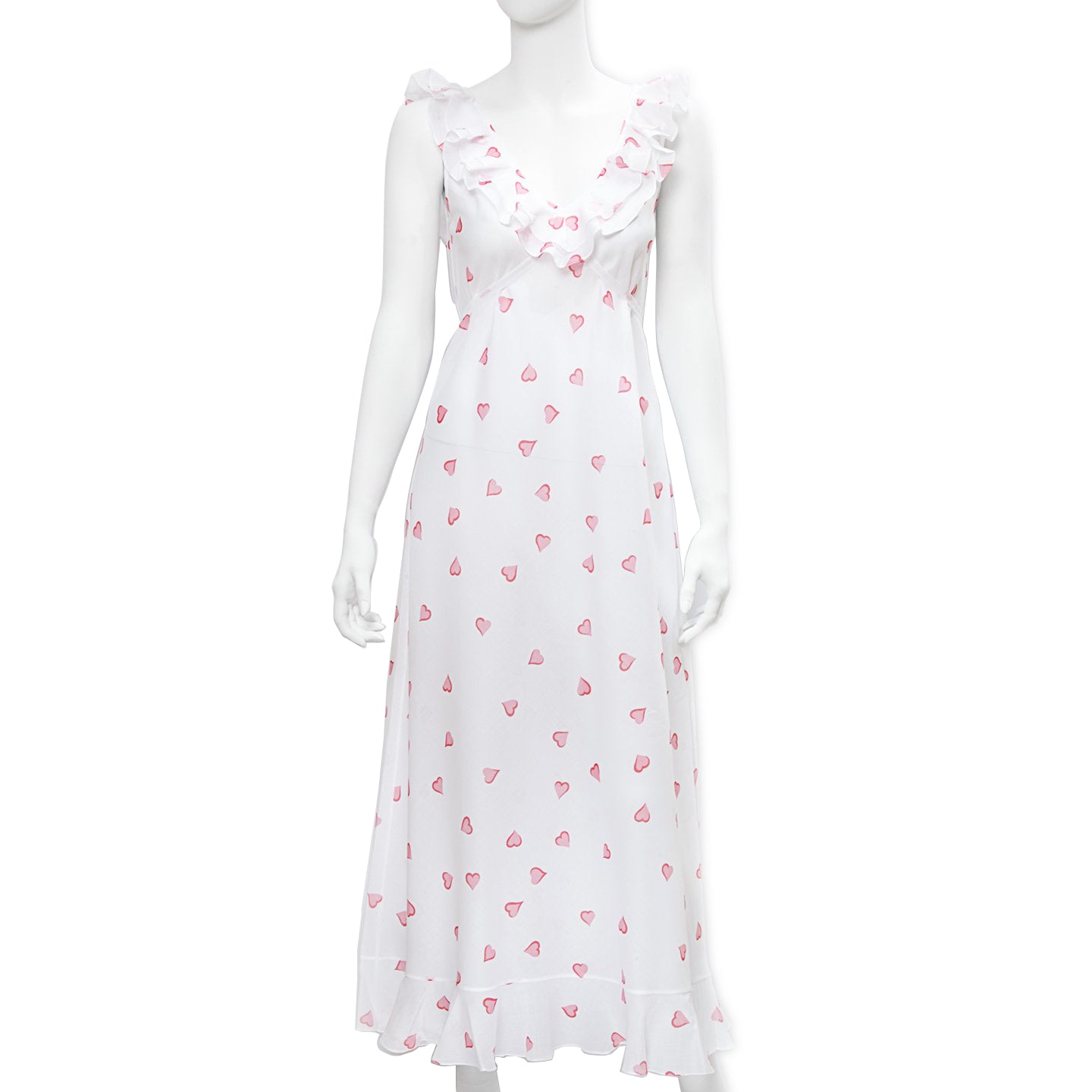 Anne-Marie Nightgown - Coeurs Pink