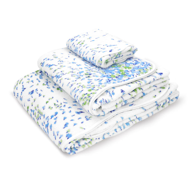 Bouquet Eclaté Blue/Green Towels