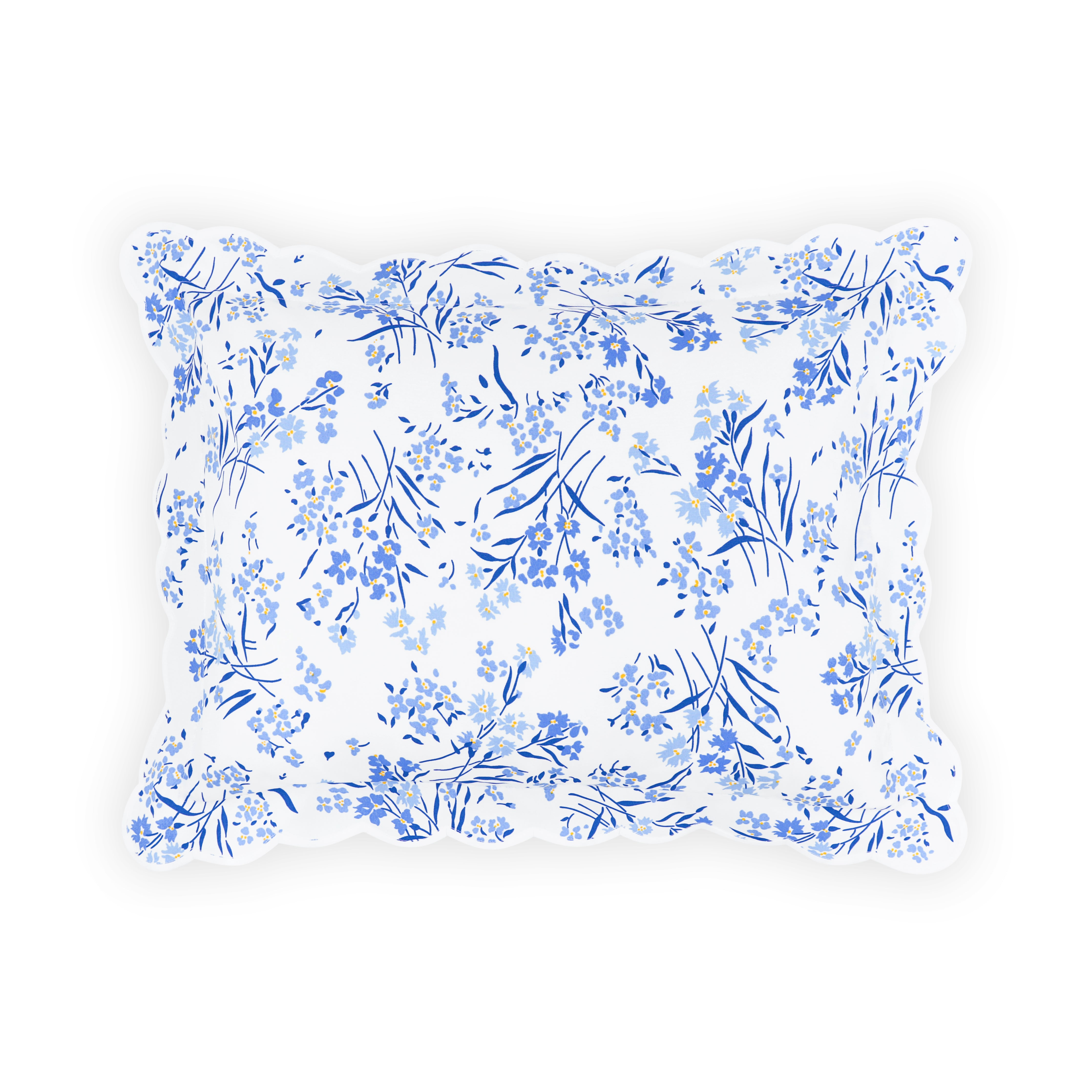 Fleurs des Champs Blue Bed Linens