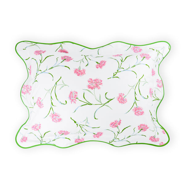 Carnations Pink/Green/Blue Bed Linens