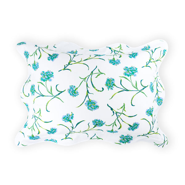 Carnations Anise/Mint Bed Linens