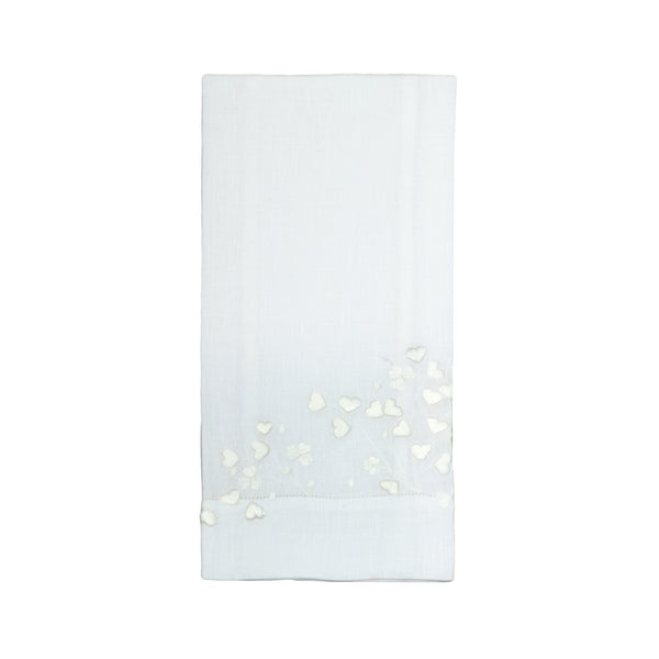 Anagramme White Emb. Guest Towel