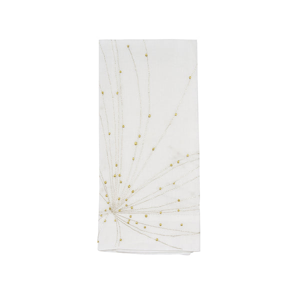 Aphelie Gold/Silver Emb. Guest Towel