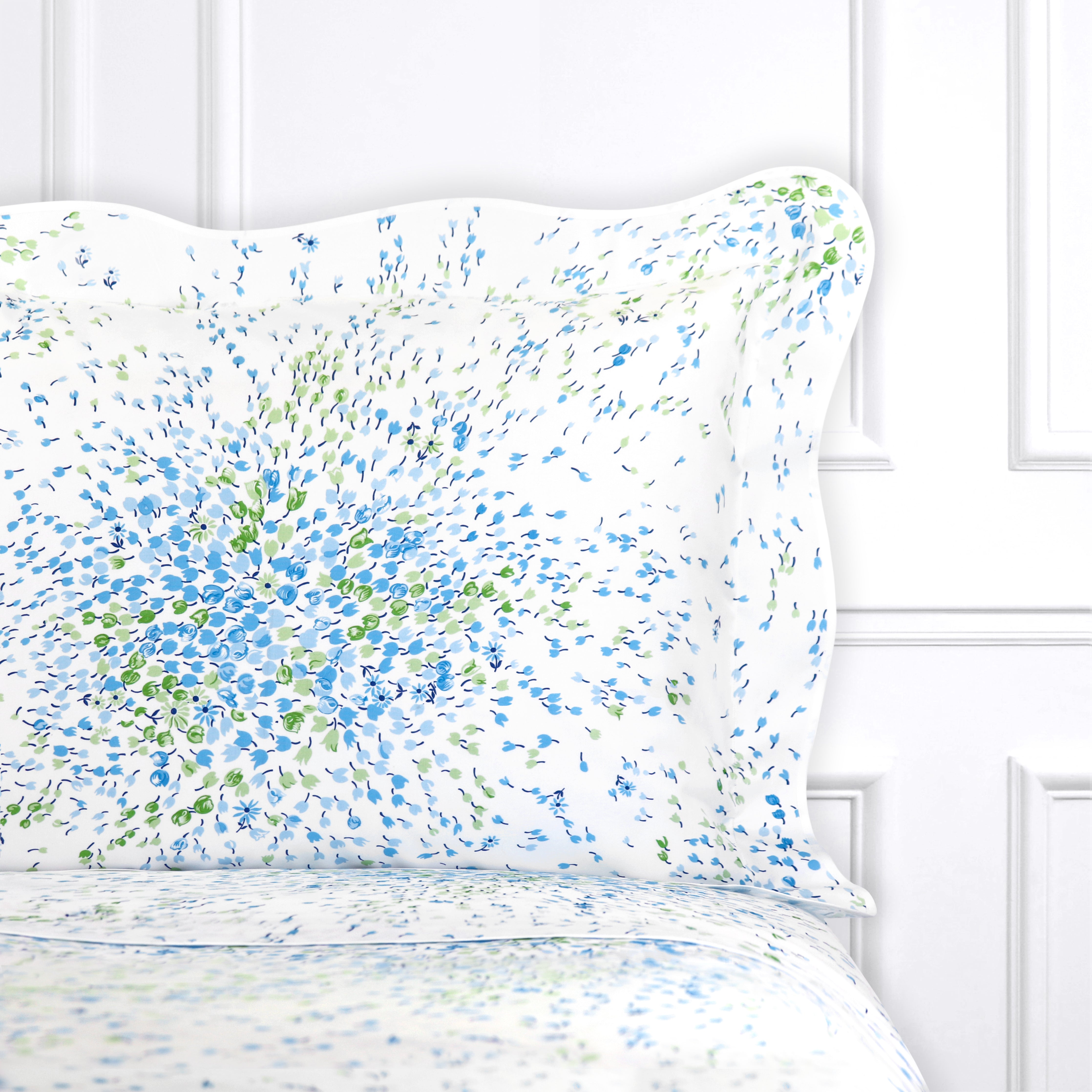 Bouquet Eclaté Blue/Green Bed Linens