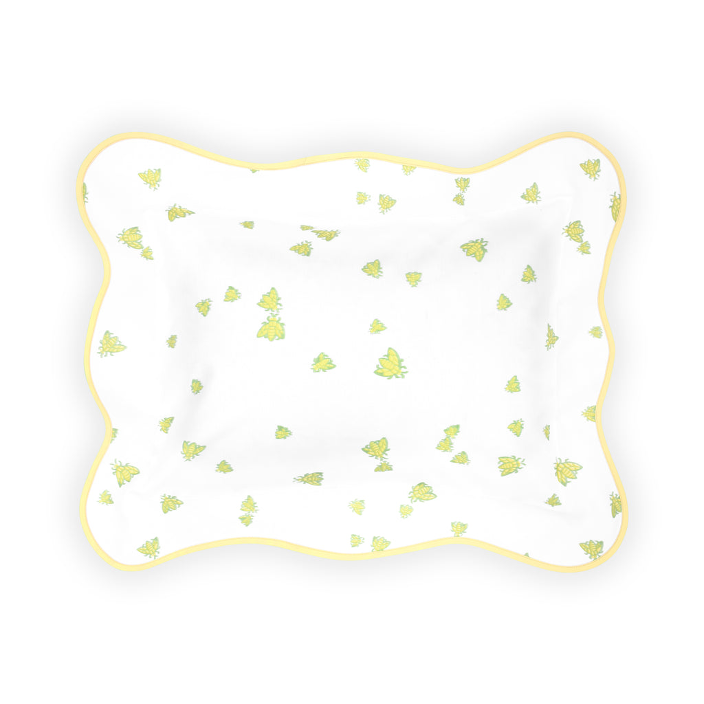 Abeilles Green/Yellow Printed Bed Linens