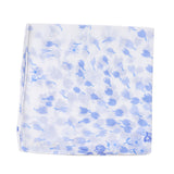 Printed Bouquet Eclaté Periwinkle Handkerchief