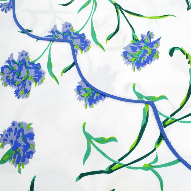 Carnations Blue/Green Bed Linens