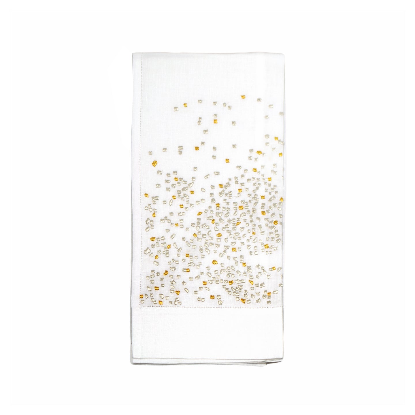 Constellation Silver/Gold Emb. Guest Towel