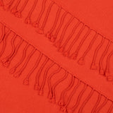 Flame Scarlet Cashmere Throw