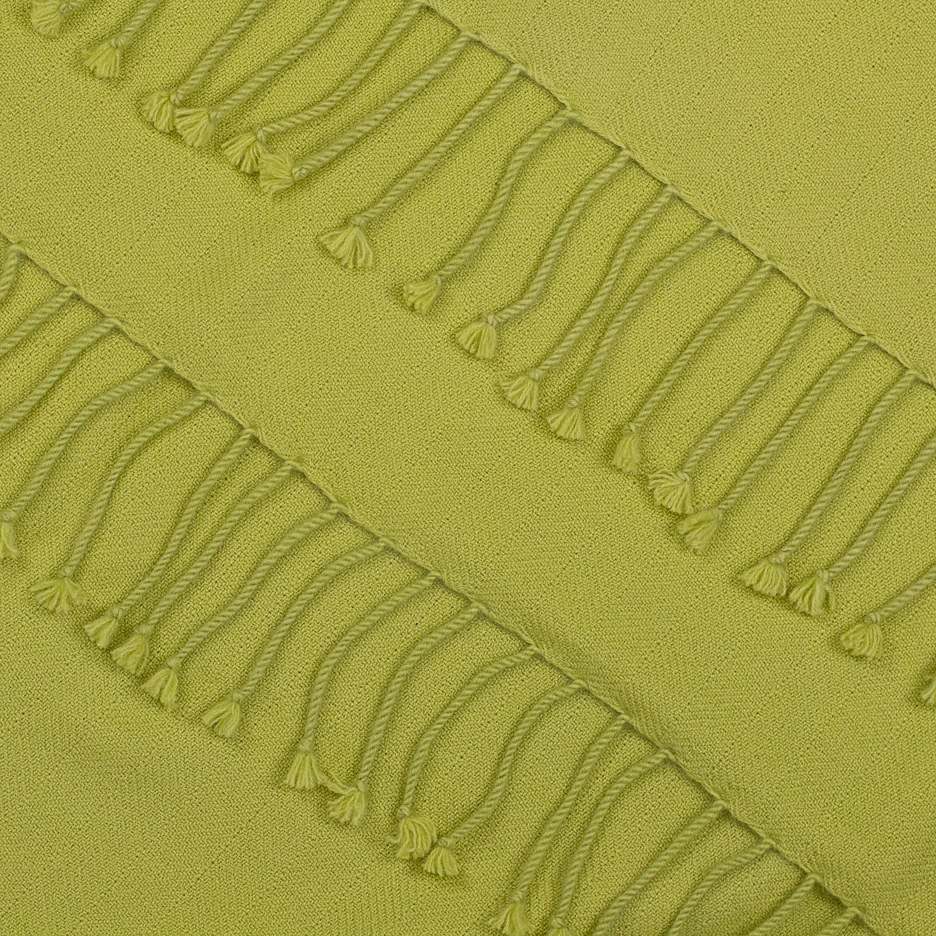 Lime Yellow Cashmere Throw