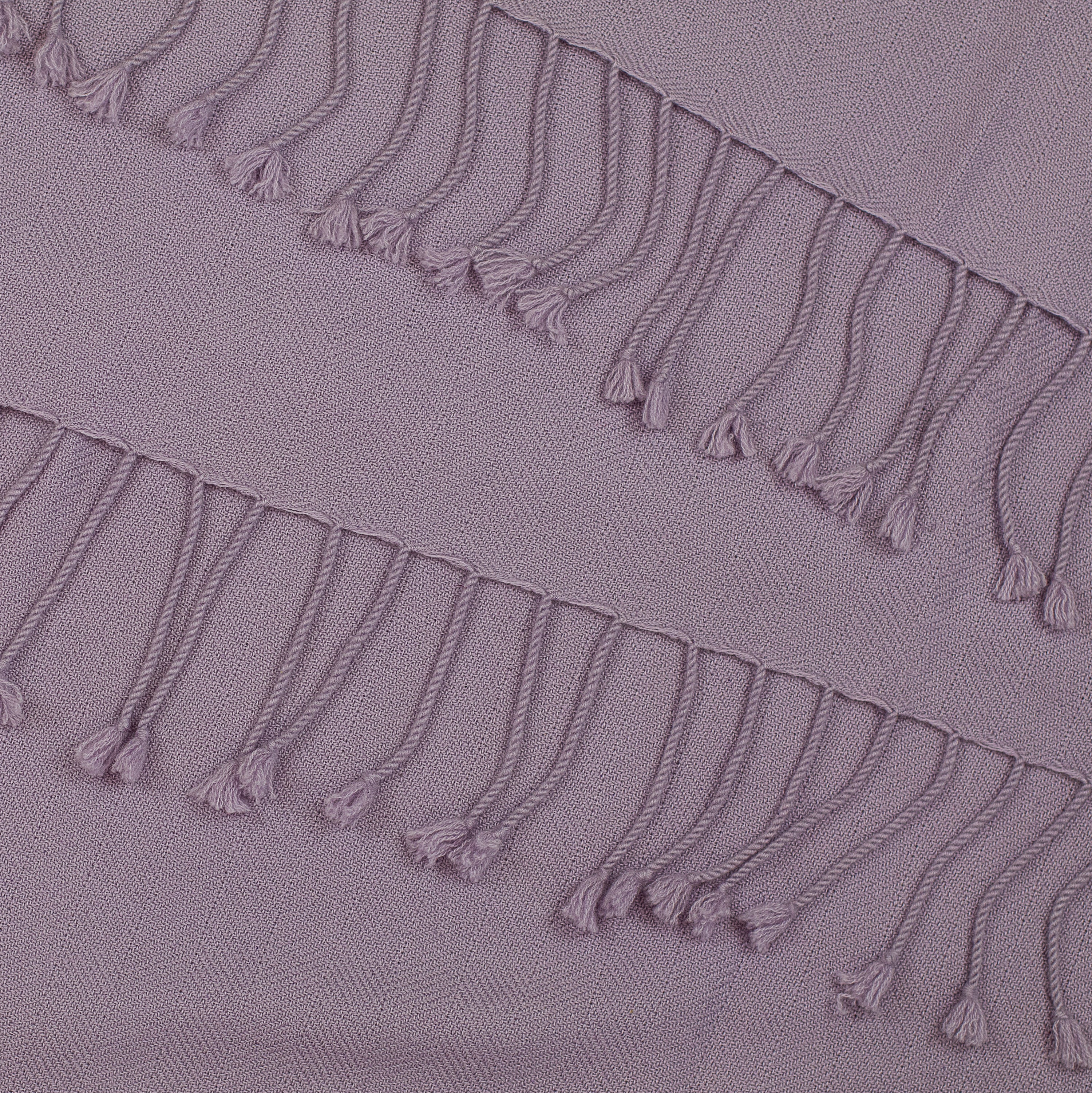 Pastel Lilac Cashmere Throw