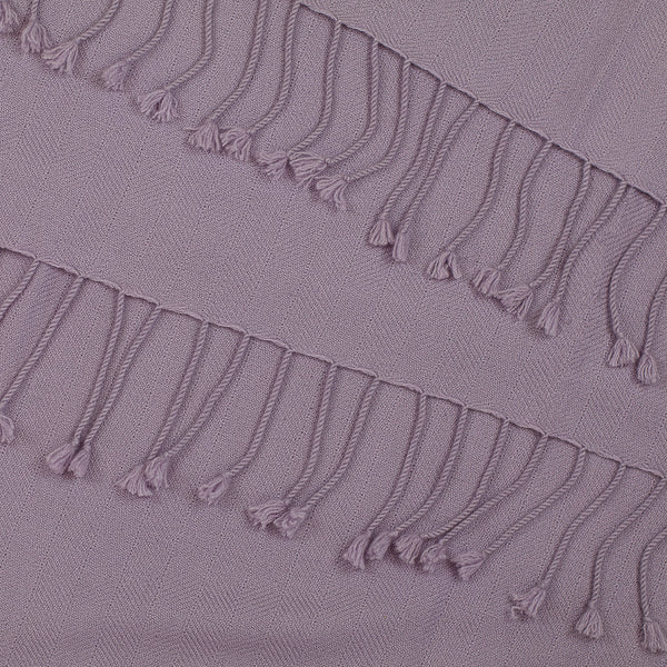 Pastel Lilac Cashmere Throw