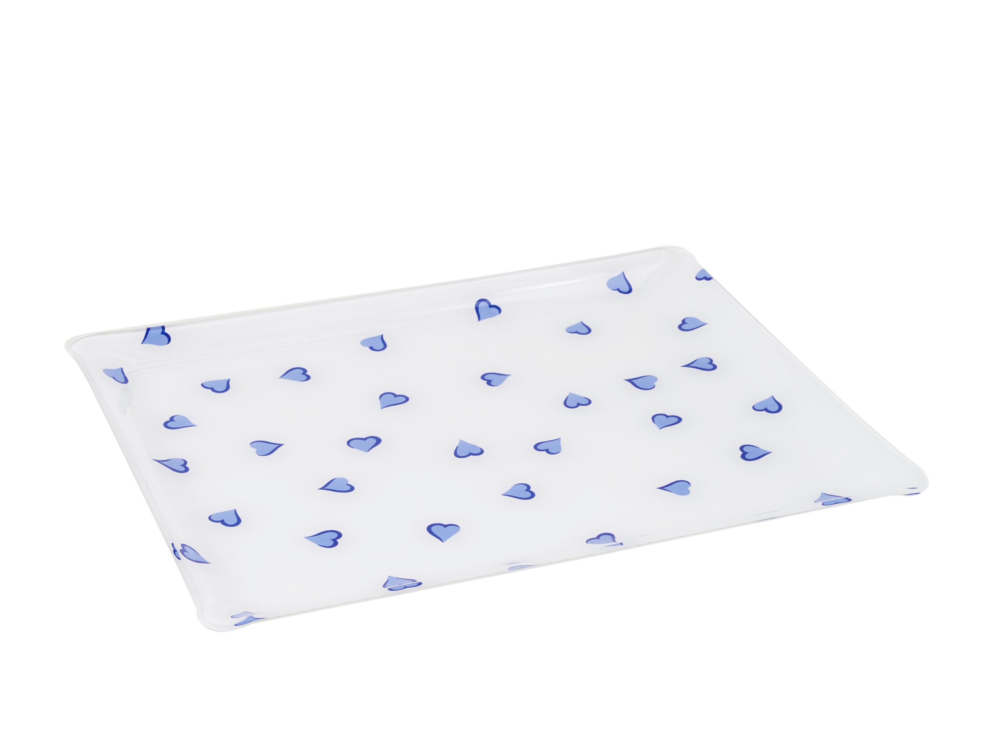 Coeurs Blue Laminated Trays