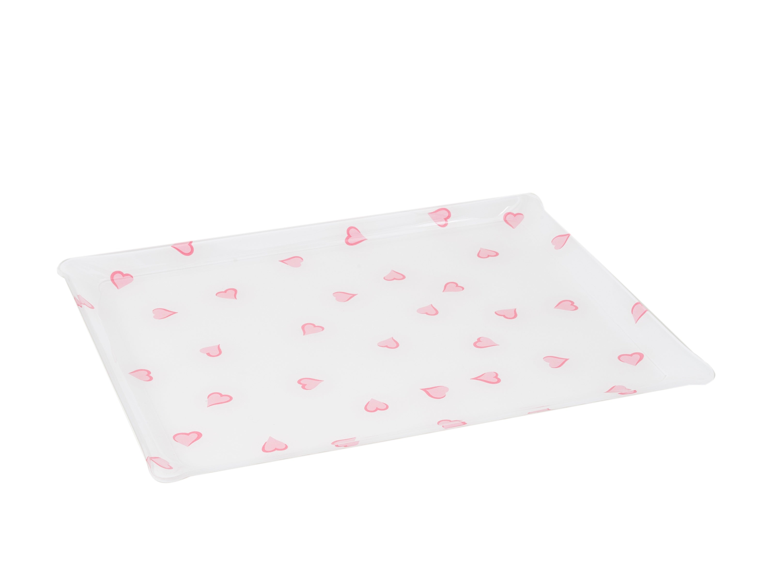 Coeurs Pink Laminated Trays