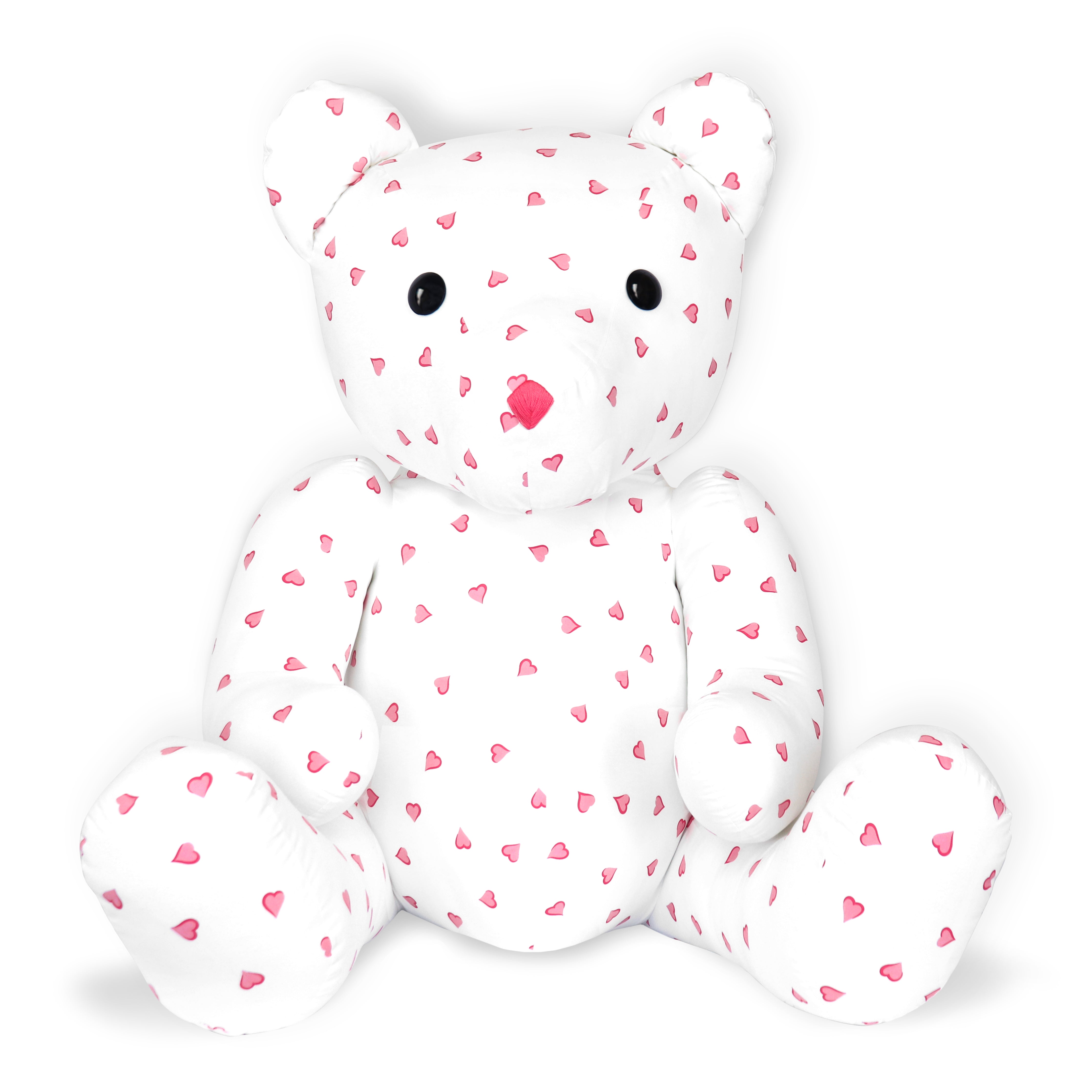 Marceau XL Teddy Bear - Coeurs Pink