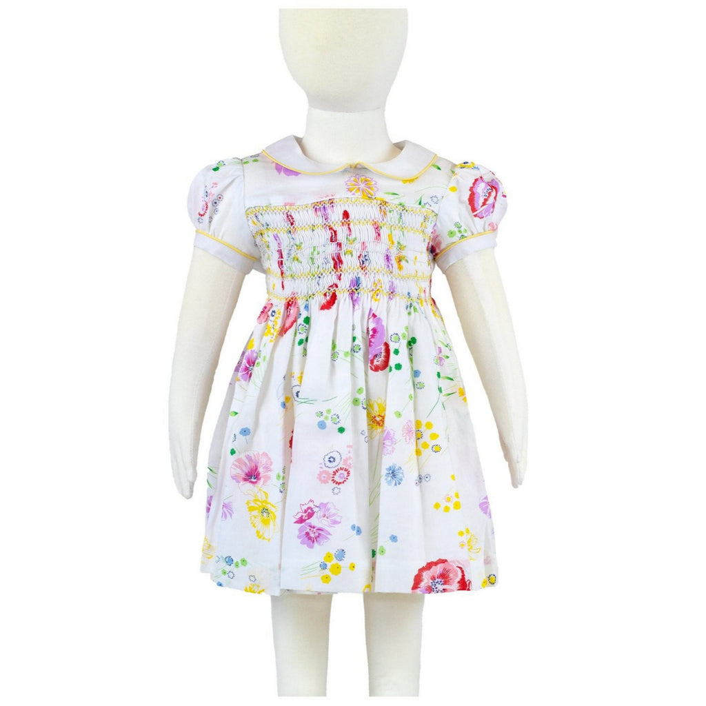 Madeleine Smocked Dress - Fleurs d'Avril