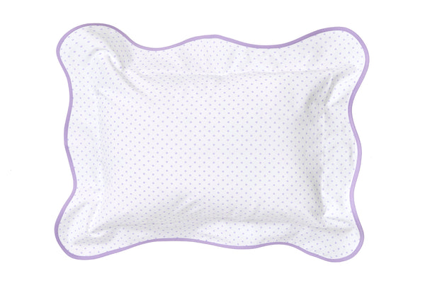 Mini Confettis Lilac Wavy Boudoir Shams