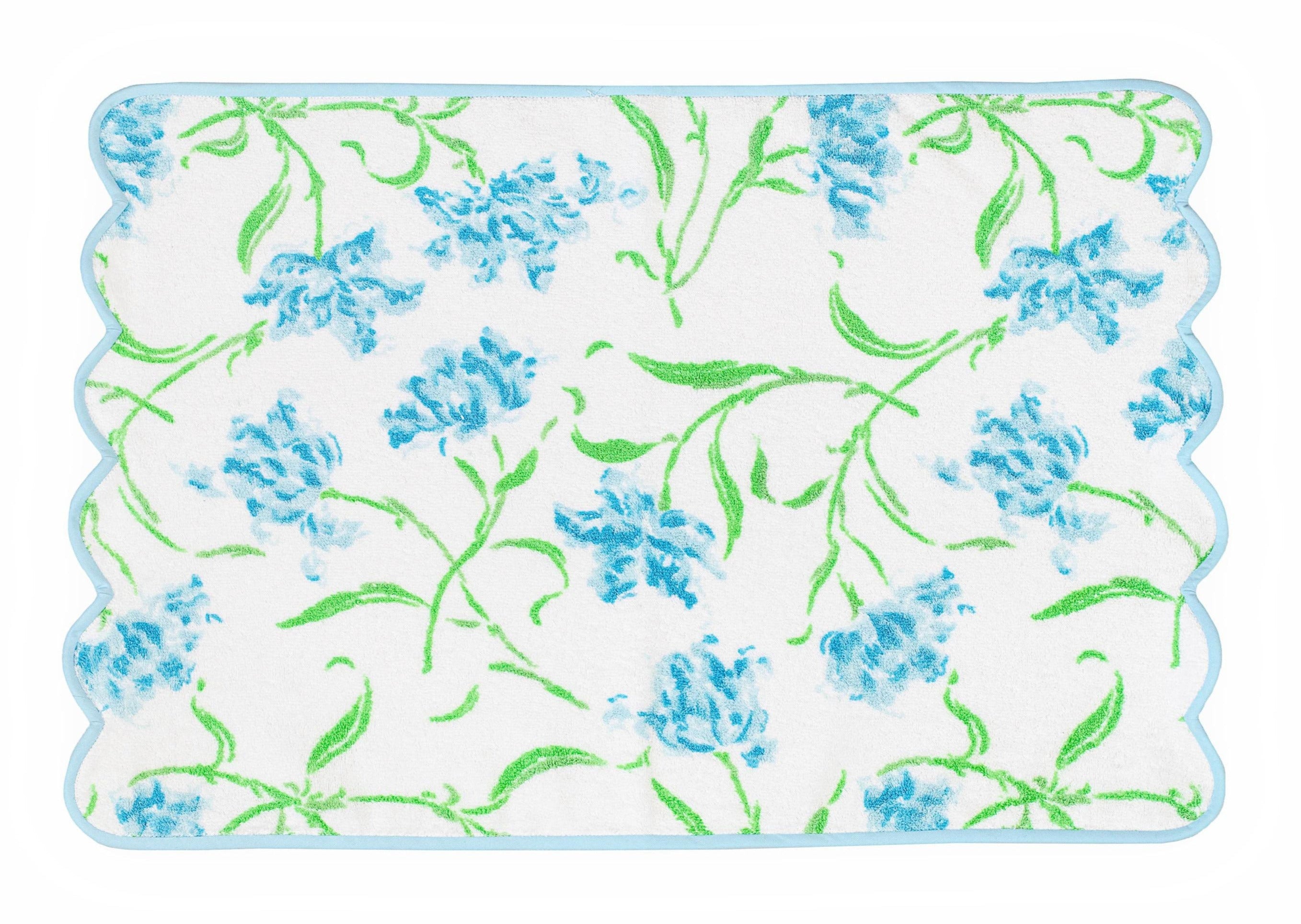 Tulipe Perroquet Blue Towels