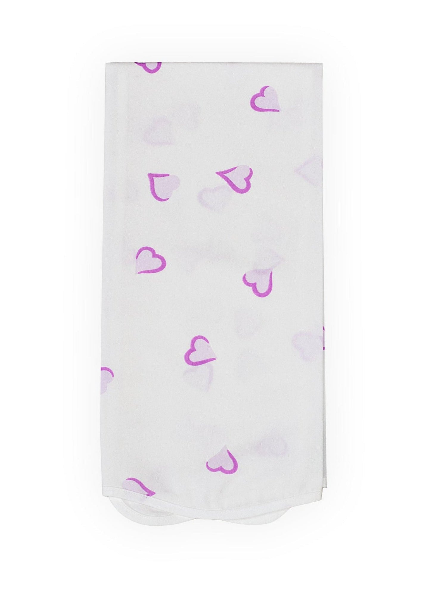 Coeurs Lavender Printed Guest Towels