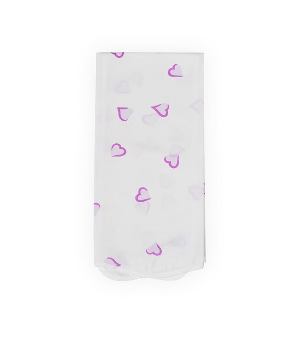 Coeurs Lavender Printed Guest Towel