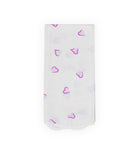 Coeurs Lavender Printed Guest Towel