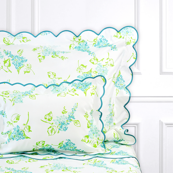 Lilas Blue/Green Bed Linens