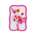 Demoiselles Orange/Pink Printed Cocktail Napkins