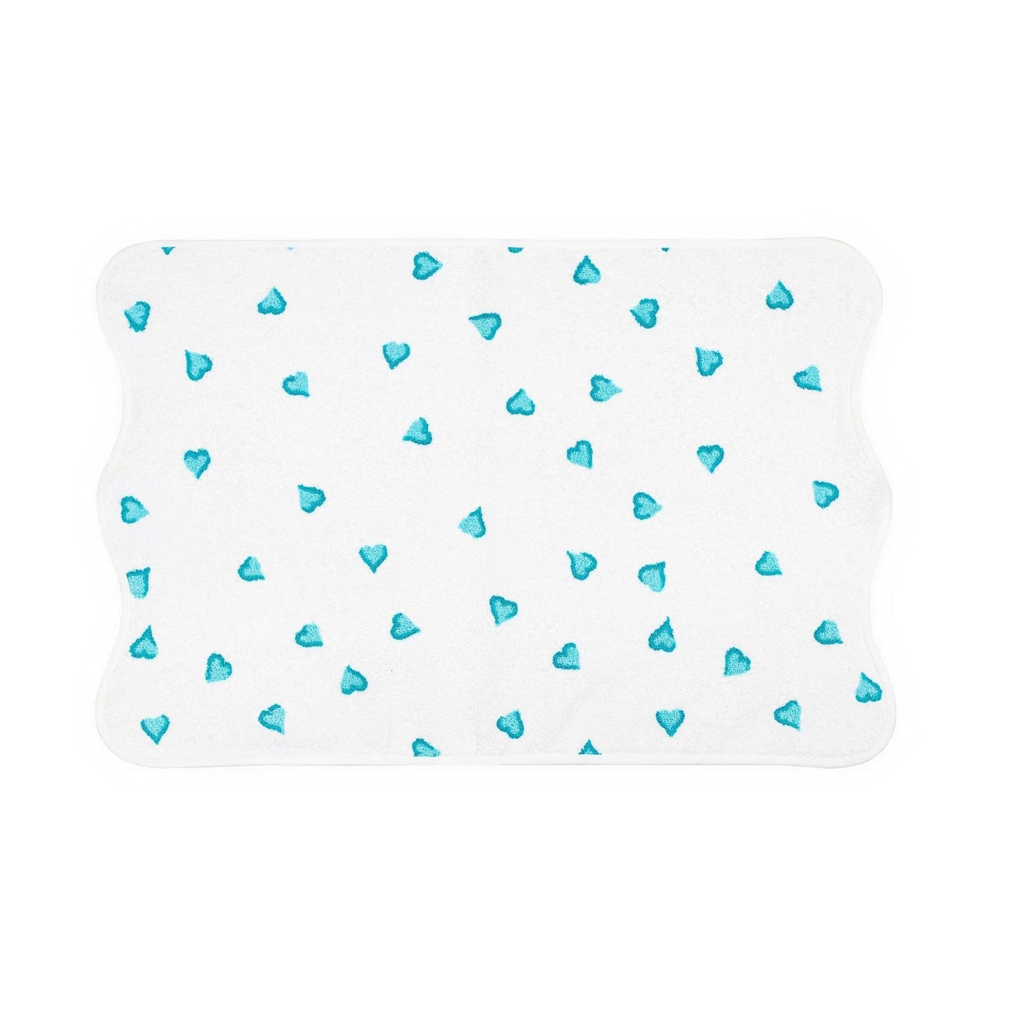 Coeurs Turquoise Towels