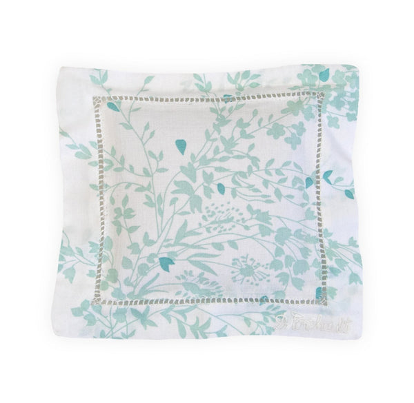 Jeté de Fleurs DP Blue Emb. Square Sachet