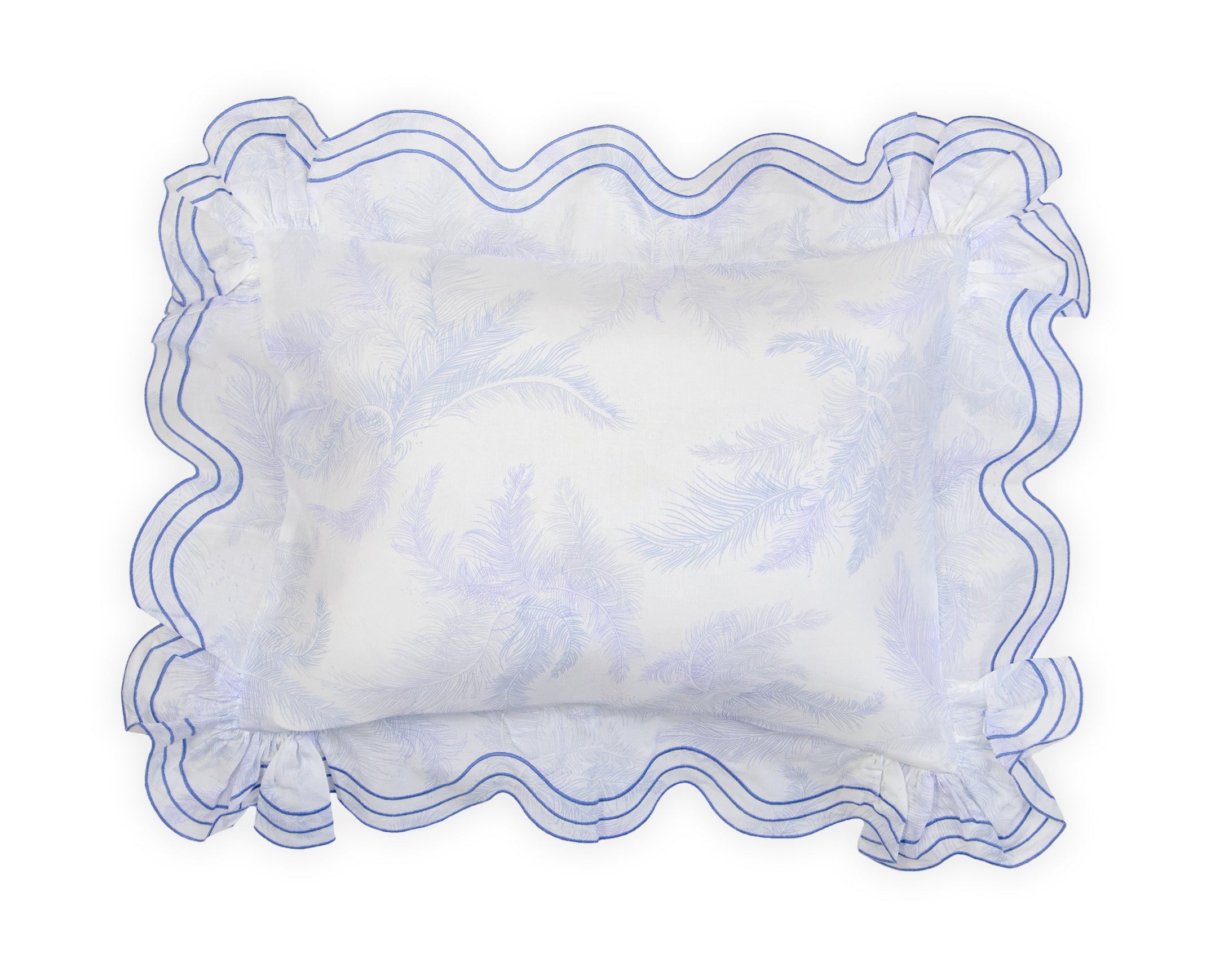Plumes Ruffle Boudoir Shams