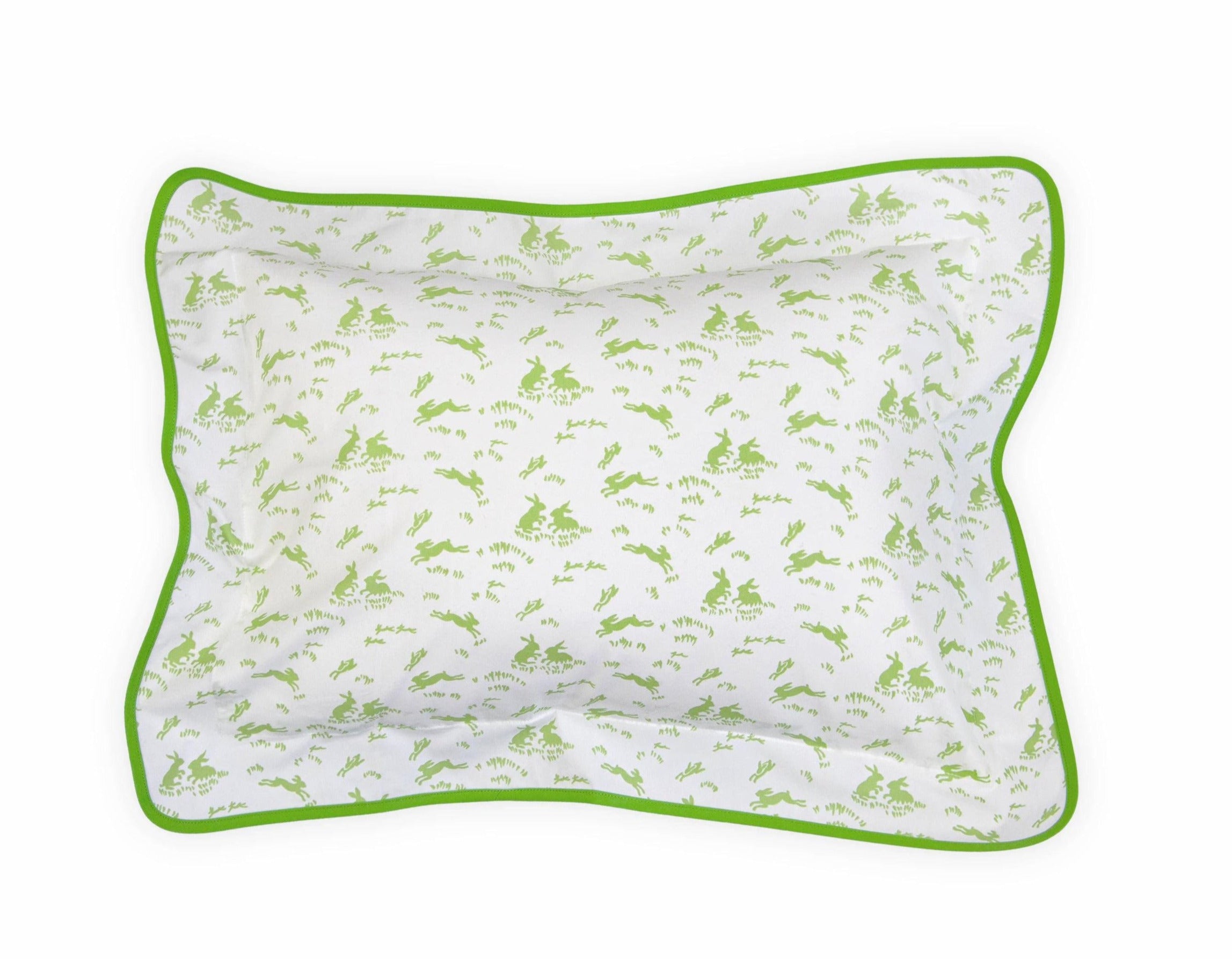Lapins Green Straight Boudoir Shams
