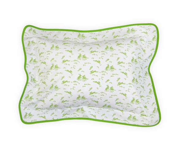 Lapins 绿色直身闺房枕套