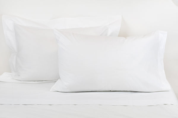 Rivoli Solid White Bed Linens