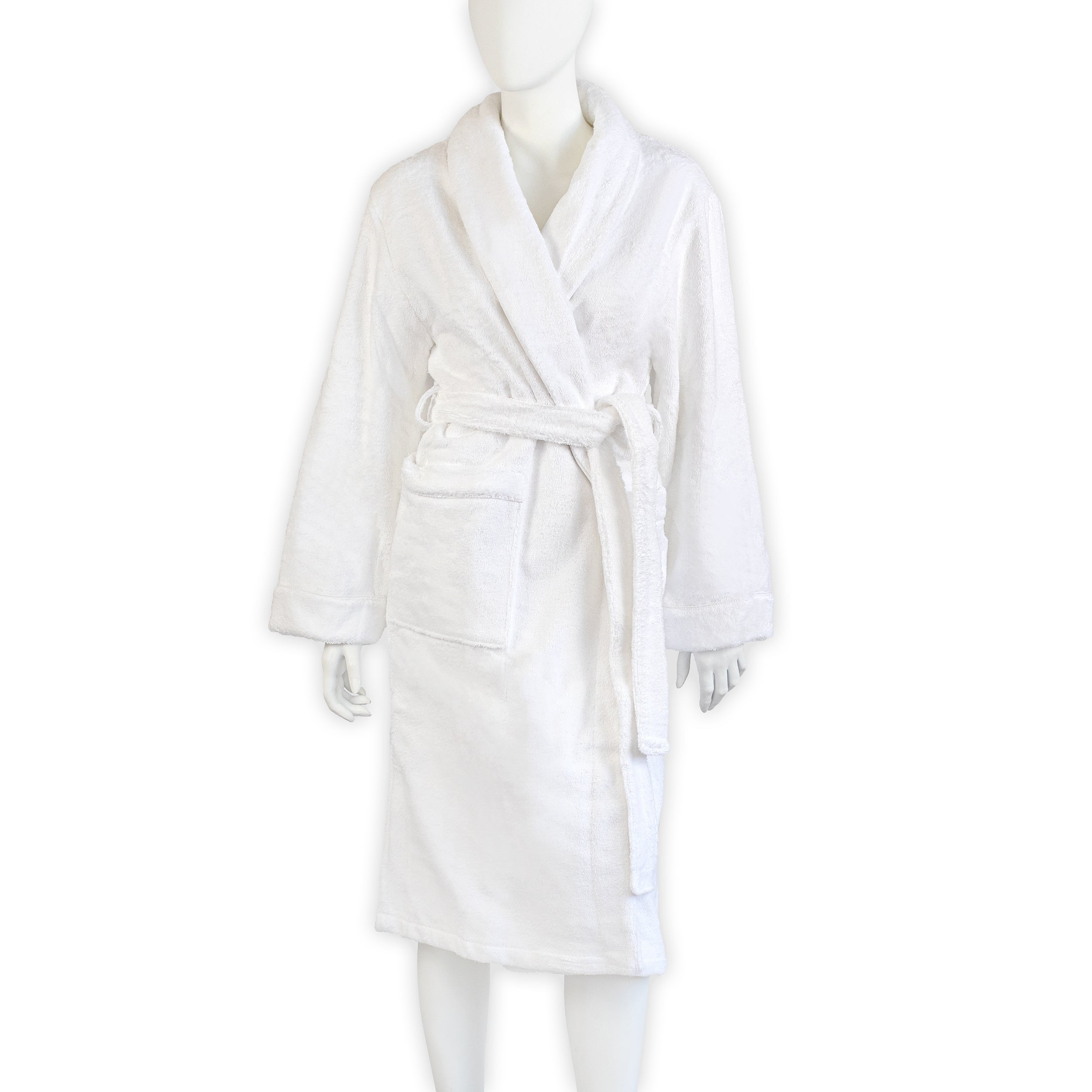 Solid White Terry Robes