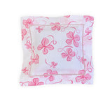 Trèfles Pink Emb. Square Sachet