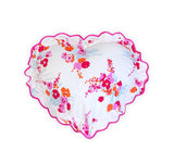 Demoiselles Orange/Pink Heart-Shaped Shams