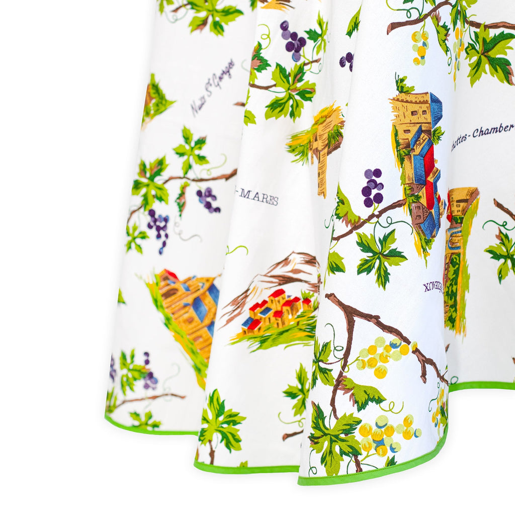 Vins de France Printed Cretonne Tablecloths