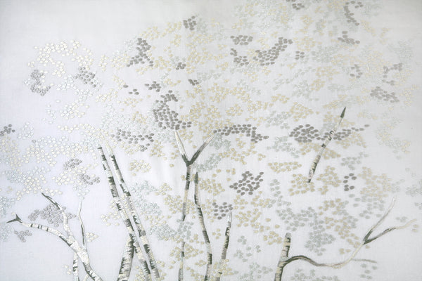Taiga Ivory/Grey Emb. Bed Linens